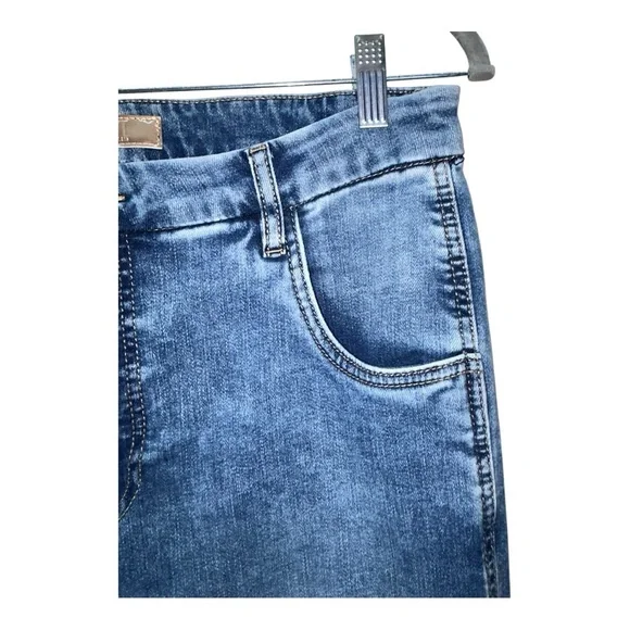 Kut From The Kloth Jodi High Rise Wide Leg  Blue Denim Women's Jeans  Size 12 - Picture 7 of 16